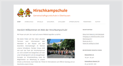 Desktop Screenshot of hirschkampschule.de