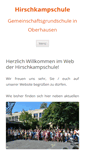 Mobile Screenshot of hirschkampschule.de